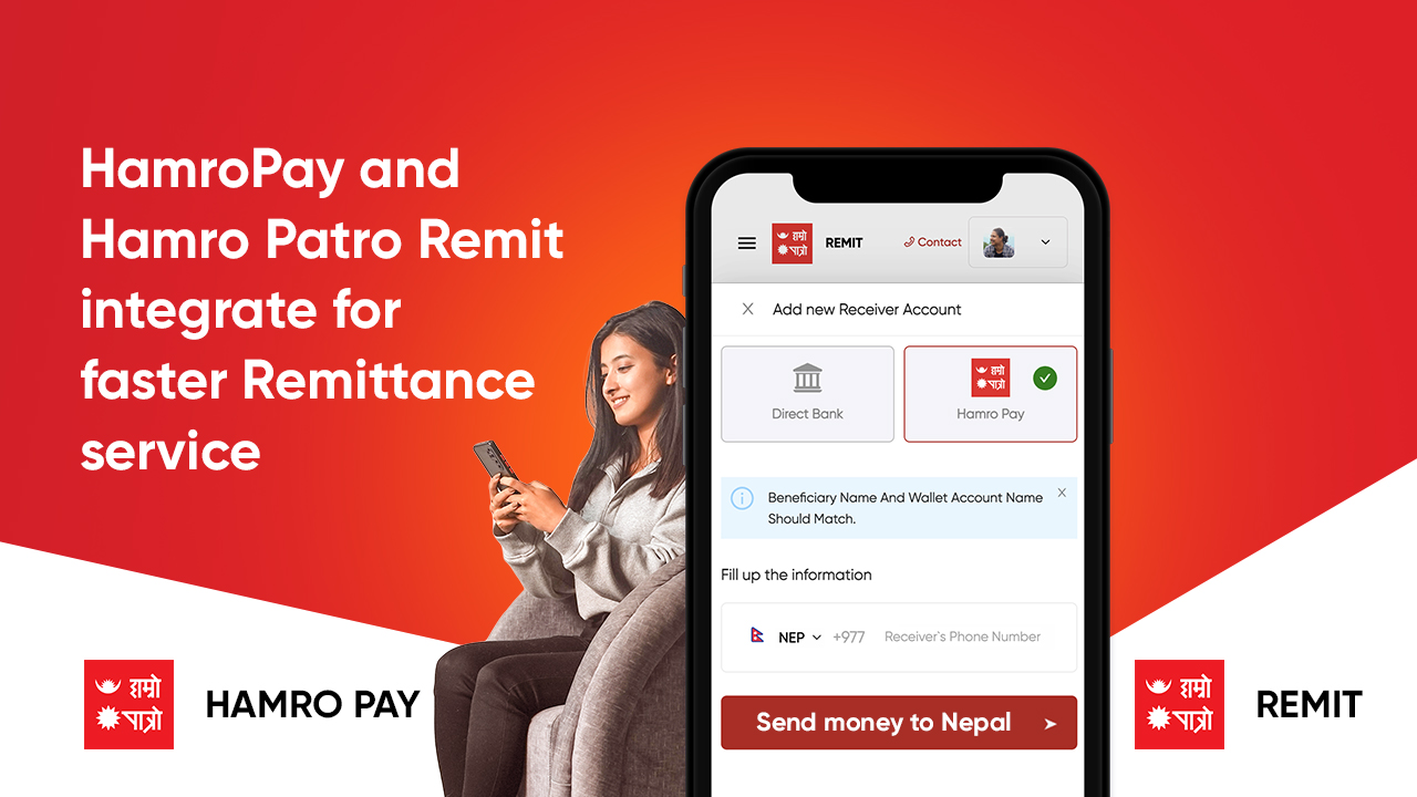 Hamro Pay and Hamro Remit Integrate for quicker Remittance Service